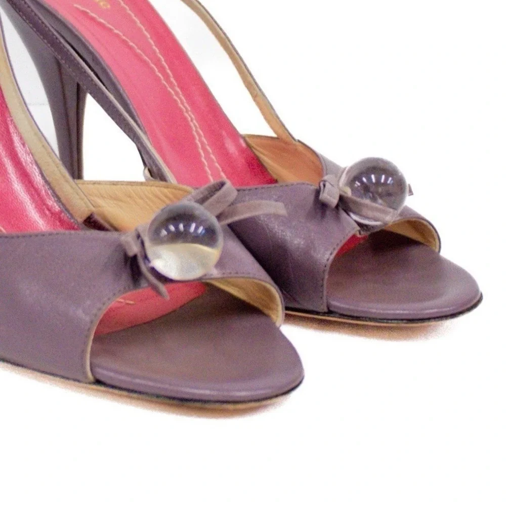 Kate Spade Shoes | Kate Spade Leather Stilettos in Mauve/ Pink Women's Size 9.5 - Picture 9 of 12